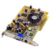 Grafische kaart nVidia GeForce2 GTS 32MB DDR AGP 4x VGA S-VIDEO COMPOSIET NV15 Board ASUS V7700